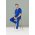  CSP042ML - Mens Riley Slim Leg Jogger Scrub Pant - Electric Blue