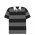  SS-RJS - Short Sleeve Striped Rugby Jersey - Charcoal/Black