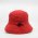  6055 - Microfibre Bucket Hat - Red