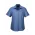  LB3601 - Ladies Plain Oasis Short Sleeve Shirt - Mid Blue