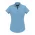  40412 - CL - Solanda Ladies Plain Short Sleeve Shirt - Alaskan Blue